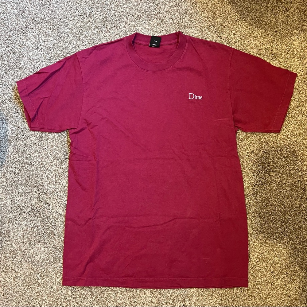 Men's Maroon Dime MTL T-Shirt